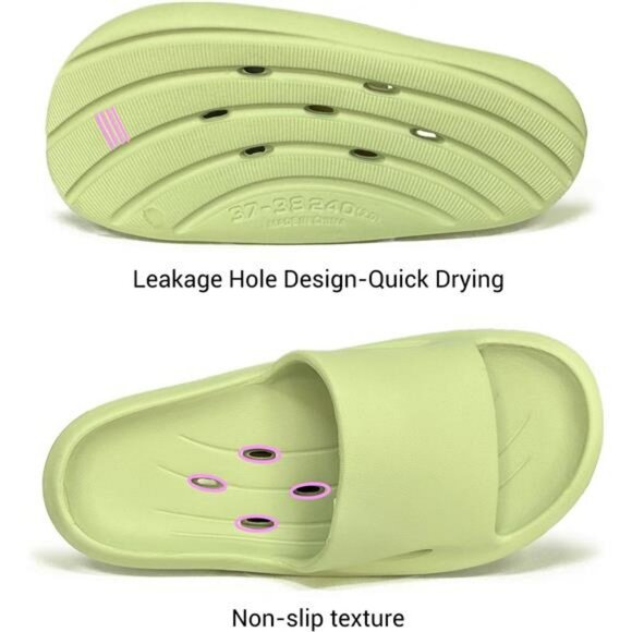 Quick Dry Shower Shoes Non Slip Bathroom Pool Gym Slides for Men and Women - Picture 6 of 7